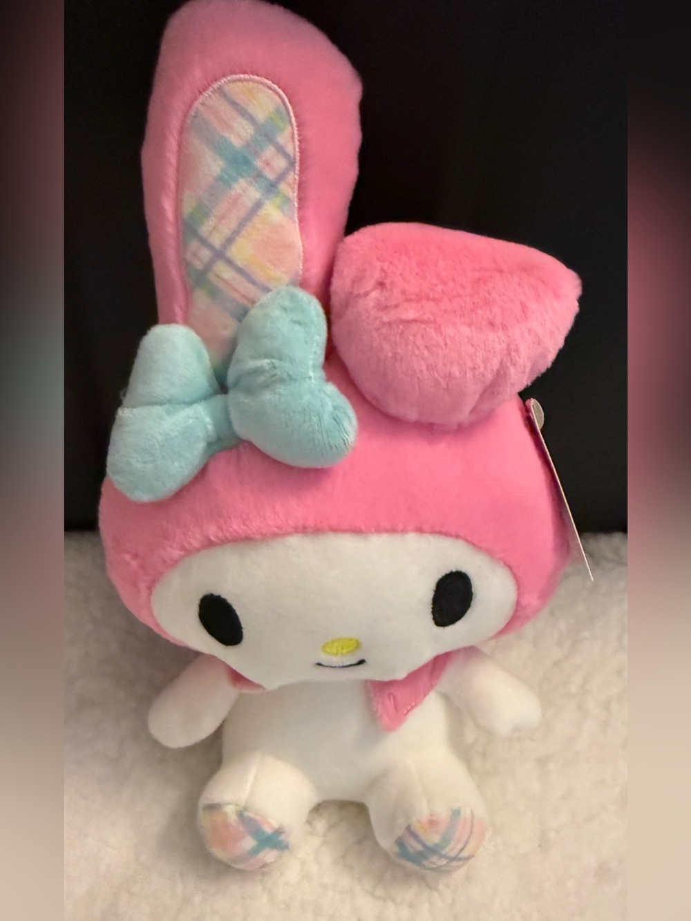 Sanrio My Melody Plush Toy - Pink with Pastel Bow